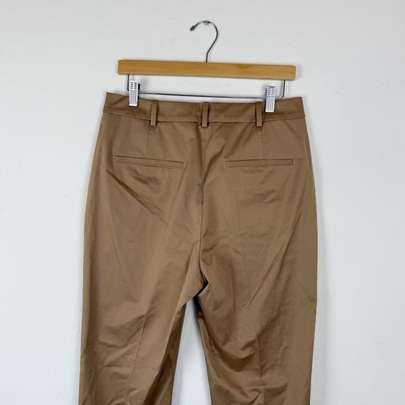 HUGO Boss Cotton High Rise Button Fly Tachino2 Trouser in Medium Beige - Picture 8 of 14